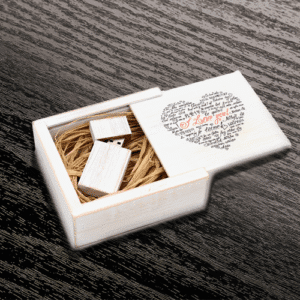 heart design usb drive