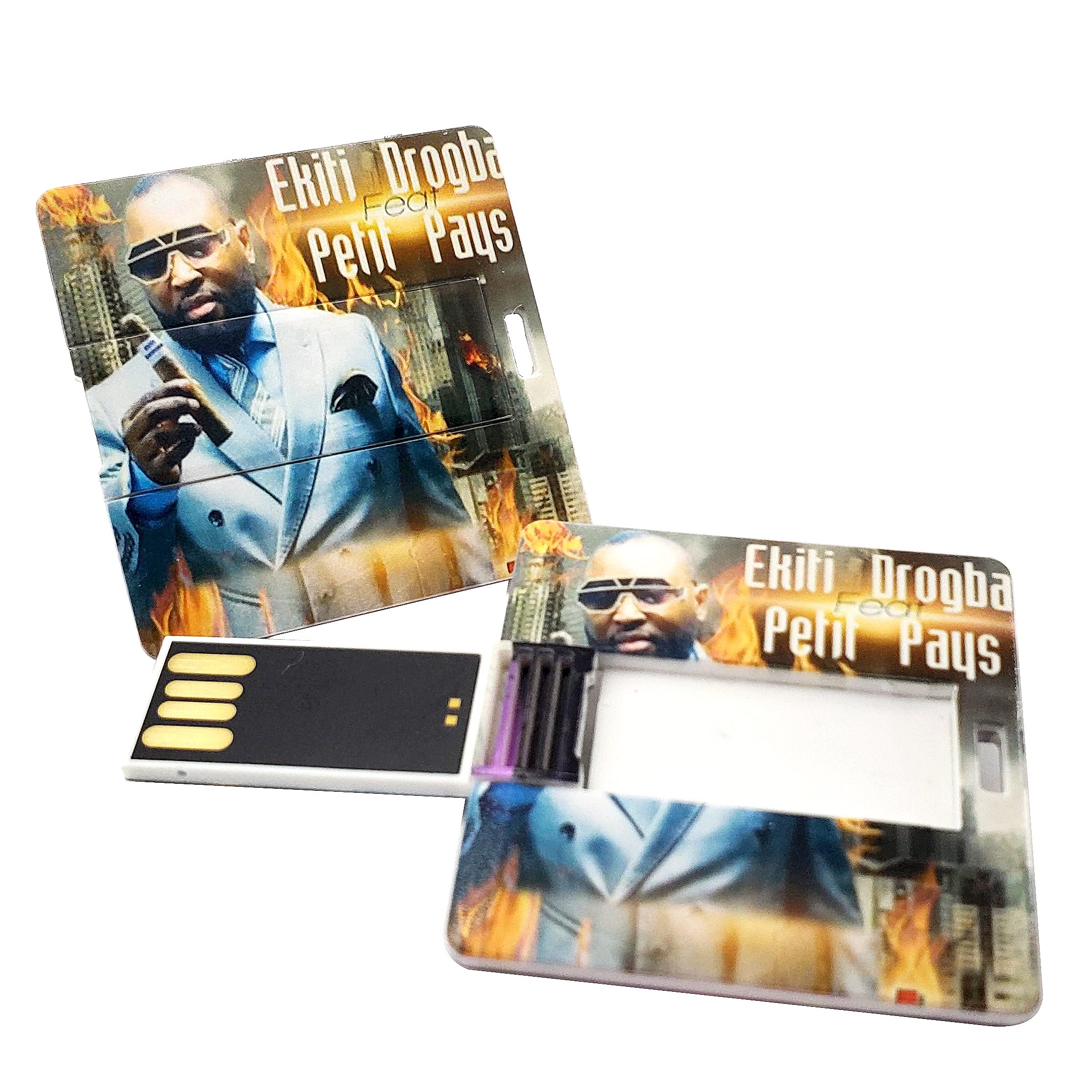 square card usb flash drive