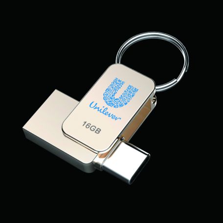 USB-C Metal Swing With Key Ring - Image 3