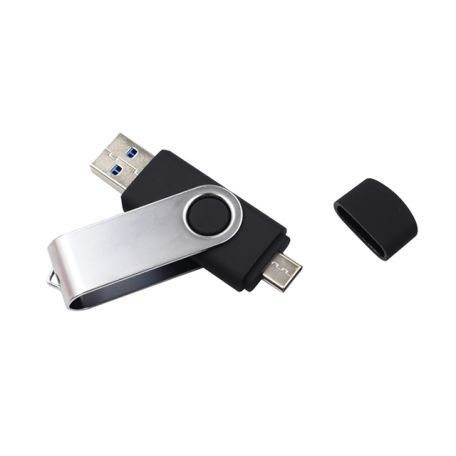 USB-C 3.0 Dual Swivel Thumb Drive - Image 4